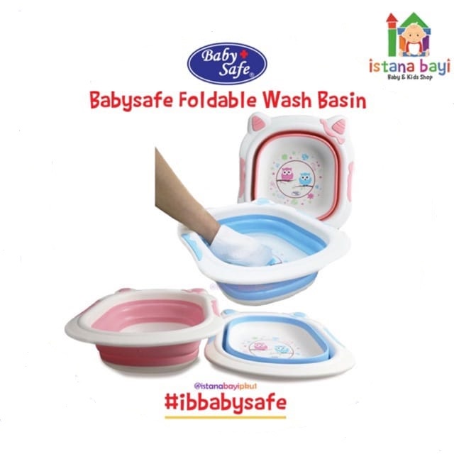 Baby Safe BT003 Foldable Wash Basin - Bak mandi Portable