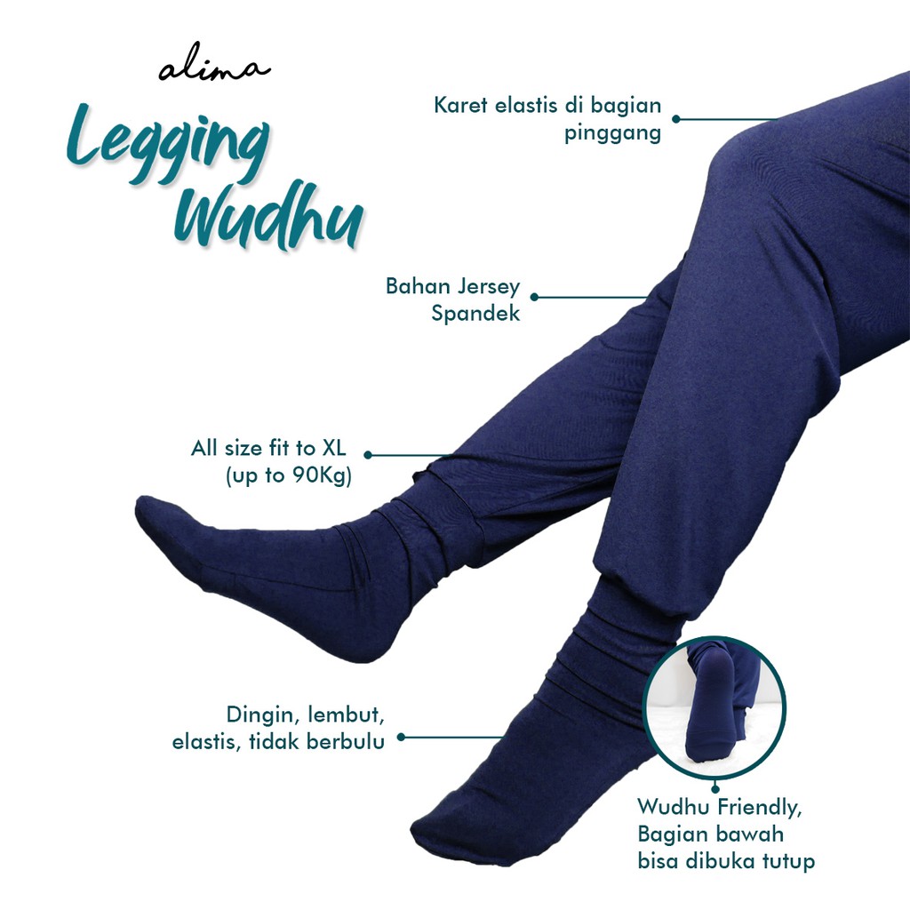 Legging Wudhu Celamis Wanita Muslimah Dewasa By Alima