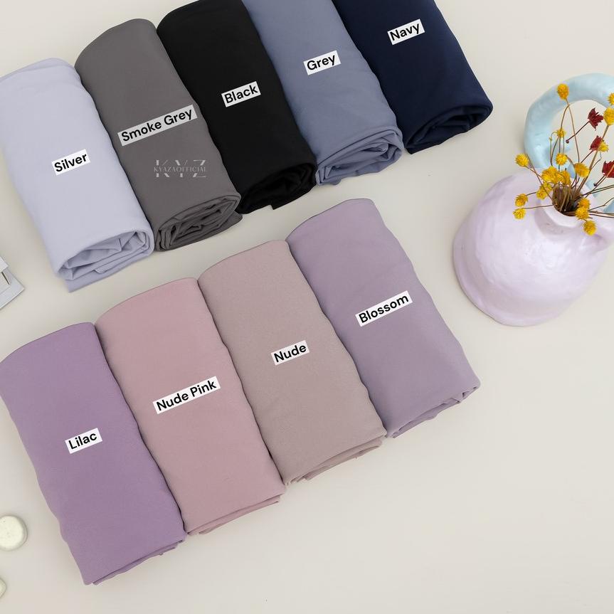 ♣ Hijab Bergo Khimar Daily Instan, Bergo Malay Jersey by Kyaza ←