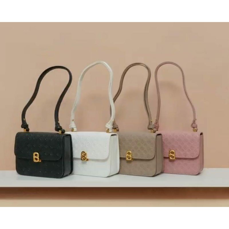 Audrey Monogram Bag Buttonscarves