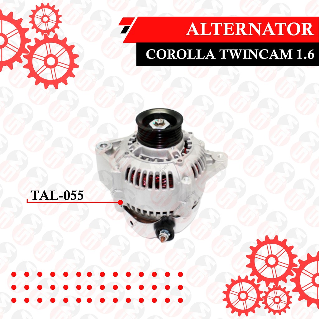 ALTERNATOR/DINAMO AMPER "COROLLA TWINCAM 1.6''