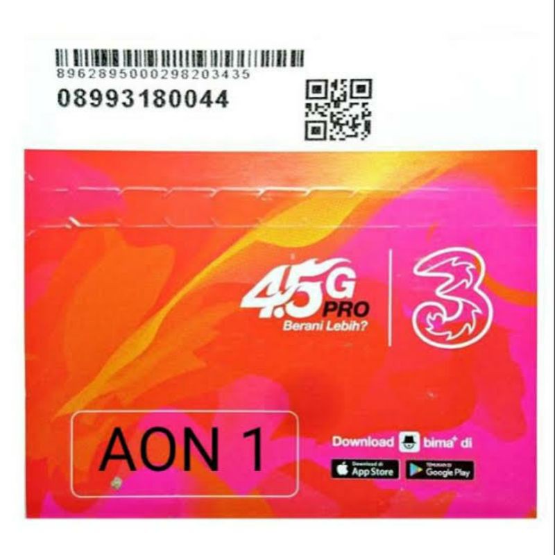PERDANA SP TRI AON 1GB NASIONAL ISI 15PCS