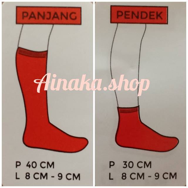 Panjang - Soka - kaos kaki socking (size L)