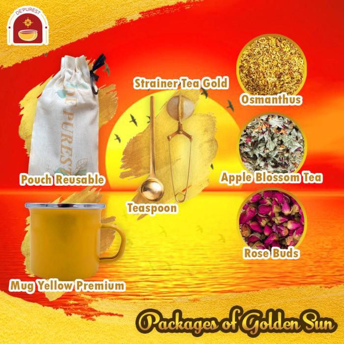 

Hampers Kado Valentine Imlek Natal Lebaran Parcel Gift Dried Tea Set - Solo Pack 071