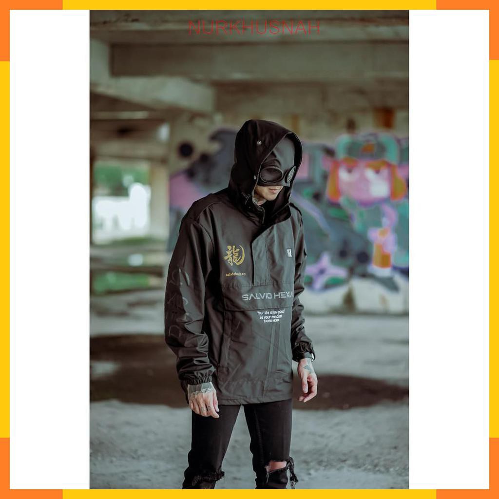 ORI CAGOULE GOOGLE KANTONG DORAEMON SALVIO HEXIA CAGOULE 3D SALVIO HEXIA JAKET KANTONG JAKET