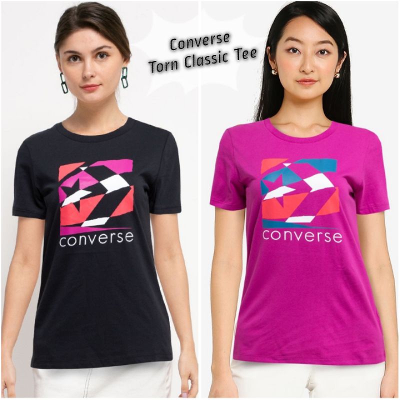 Kaos Converse Women Torn Classic Tee ORIGINAL 100% SALE - KAOS CONVERSE