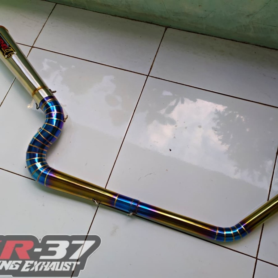 KNALPOT RACING DAENGSAI4 FULLSET VIXION-MX KING-SATRIA FU DLL BLUEMON BERKUALITAS