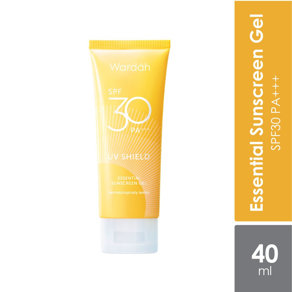 Wardah UV Shield Essential Sunscreen Gel SPF 30 PA +++ 40 ml | Sunscreen Wajah