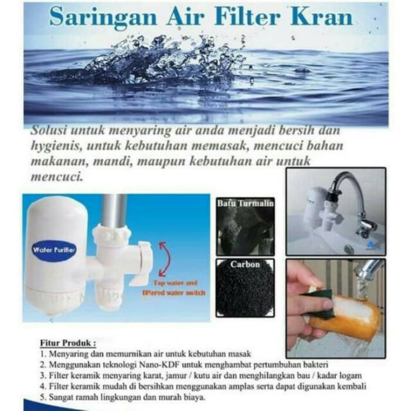 Saringan Air Penyaring Air Saringan Air Filter Water Purifier Sws