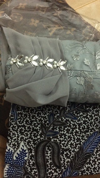 Kebaya Batik Couple Brokat Gamis Batik Wanita Batik Pria Lengan Panjang Batik Premium Couple Yulia