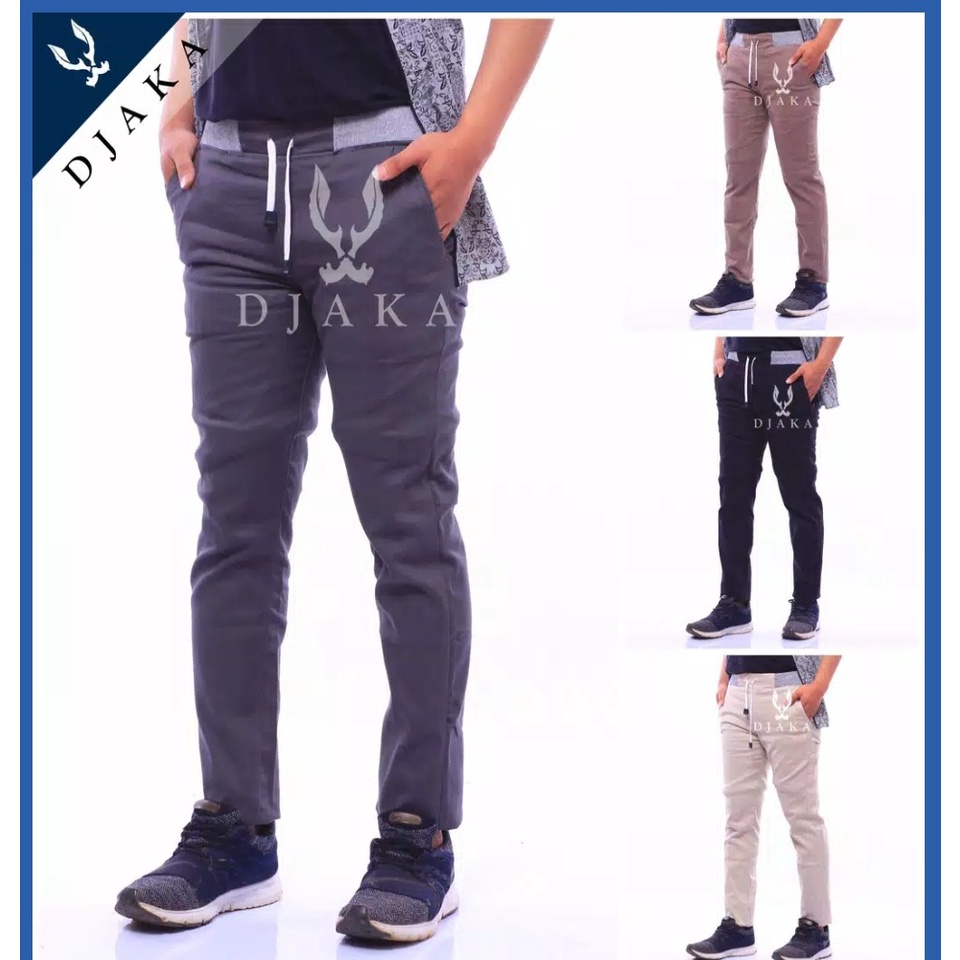 CELANA CHINOS MODEL KOLOR PANJANG//CHINO KOLOR PANJANG PRIA//CELANA PANJANG CHINO PINGANG KARET - Celana Chino panjang Model Rip Kolor Hight Quality Stretch Pinggang mulur Karet/ Celana chino panjang pingang karet