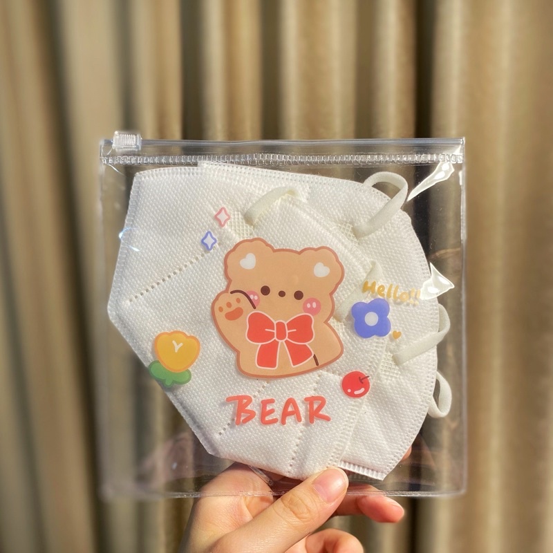 Dompet Transparant Pouch Serbaguna PVC Pouch Ziplock Masker