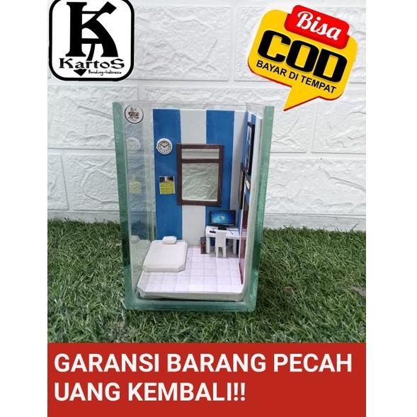 tj✤Stock Banyak Akuarium ikan cupang unik .Soliter ikan cupang unik model kamar kos 36 ➥