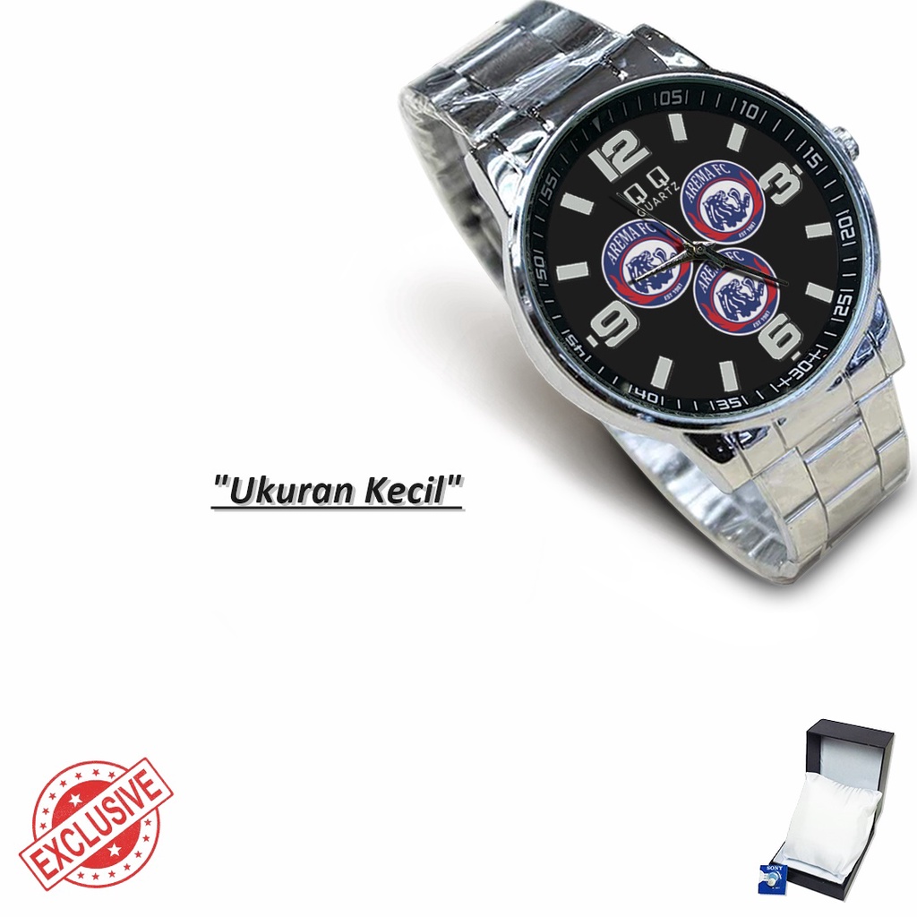 Jam Tangan Rantai Couple AREMA FC - 1 (Keren)