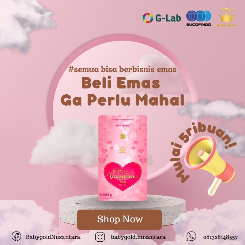 MINIGOLD EMAS MINI BABYGOLD 0,001 gr LOGAM MULIA 24 KARAT DIJAMIN ORIGINAL ASLI GARANSI BUYBACK BERS