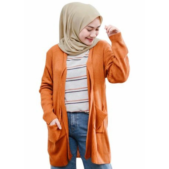 Cardigan / GRACIA / ATASAN CARDY RAJUT / OUTWEAR / CARDIGAN WANITA