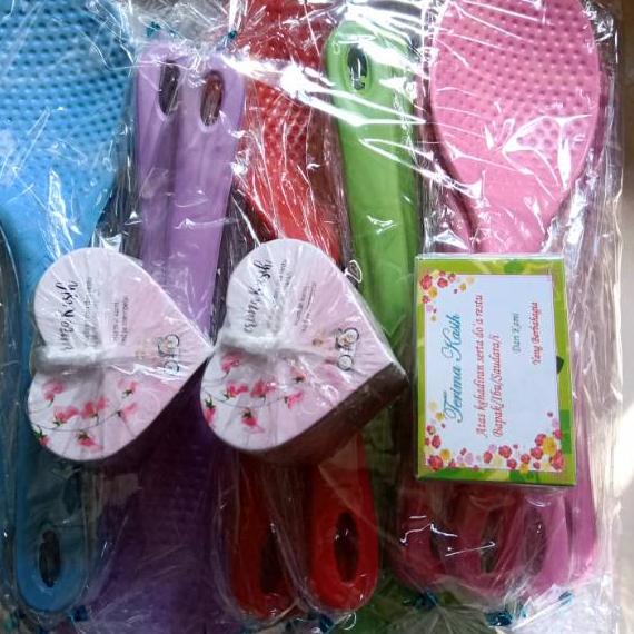 ✥ ISI 100 PCS SOUVENIR CENTONG NASI + KARTU UCAPAN ⅎ