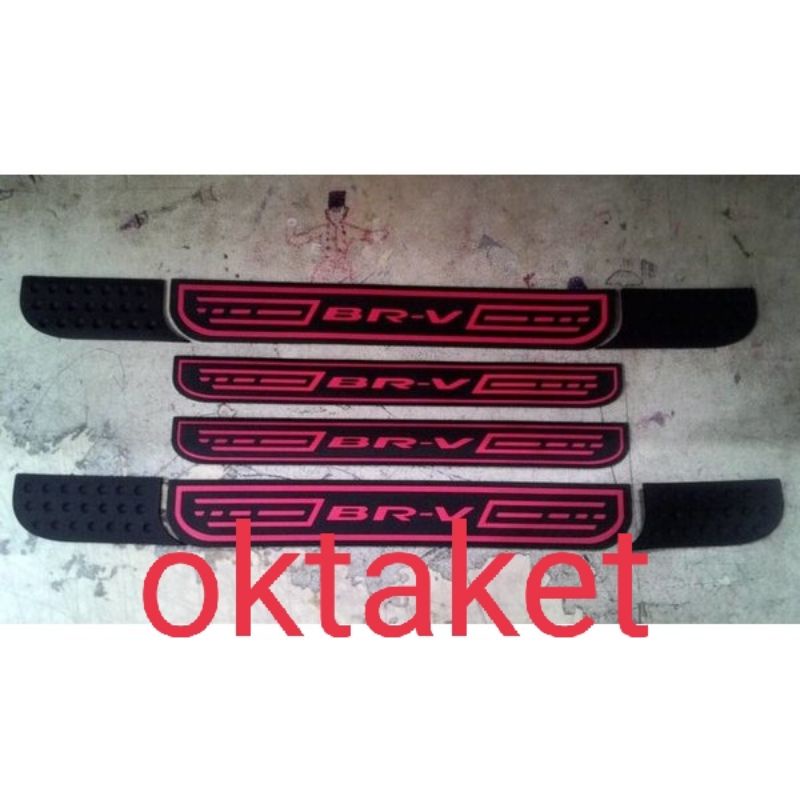 sillplate samping Brv karet hitam kombinasi merah