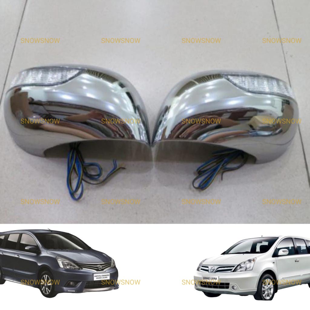 Cover Spion Grand Livina 2007 2010 2014 2015 Chrome