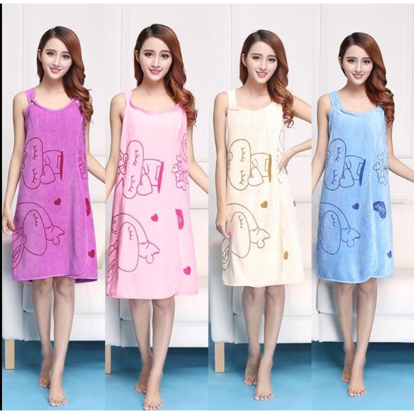 ~ PIYOSHI08 ~ Handuk Baju Dewasa Dress Towel Remaja Motif Karakter Lucu Kimono Murah AF67