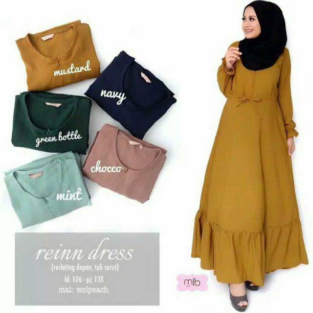 Gamis wolfis rempel / Grosir gamis /Gamis murah