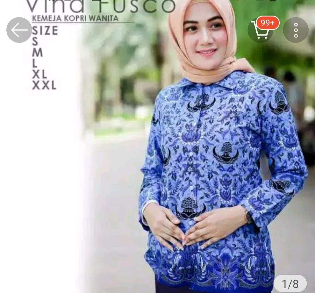 Korpri Bahan Katun Pria & Wanita Xxxl (4-l) Jumbo Big Size 6