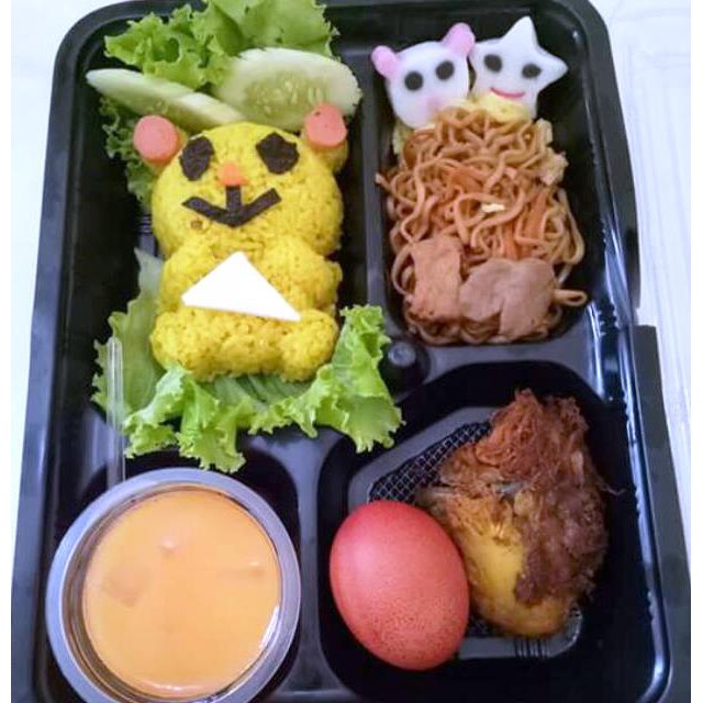 Jual Paket Nasi Kuning Bento Mewah Isi 9 Ultah Anak Karakter Shopee Indonesia