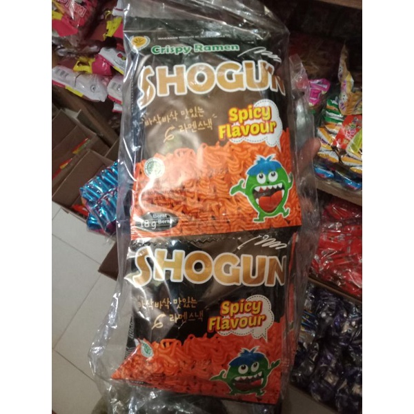 

Mie Crispy Ramen Shogun Spicy Flavour 1 Pack isi 20