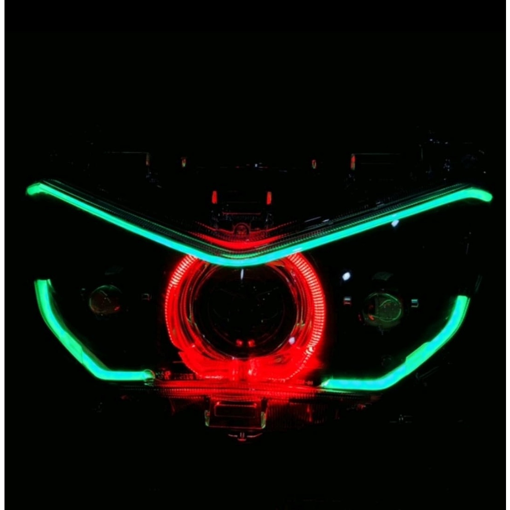 HEADLAMP CUSTOM PROJIE BILED VAHID PROJECTOR YAMAHA ALL NEW NMAX 2020 2021 2022 ABS / NON ABS CONNEC