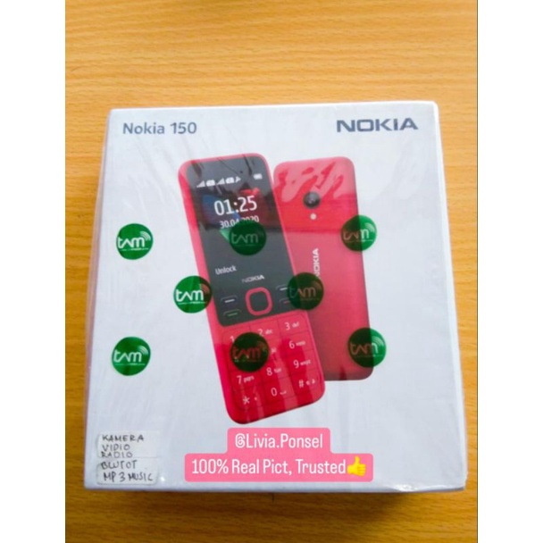 HP NOKIA 150 JADUL ORIGINAL TERMURAH DUAL SIM, KAMERA NEW KUALITAS BAGUS