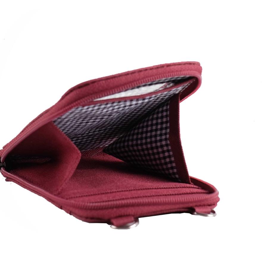 ♠ Wallts Bristol Multipurpose - Maroon - Lanyard Id Card Name Tag Id Card ➮