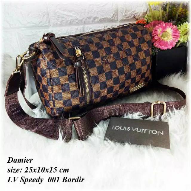 LV Speedy 001 Bordir - Tas Wanita - Alif