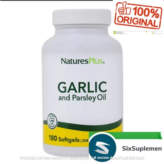 Natures Nature's Plus Garlic &amp; Parsley Oil 180 Softgels