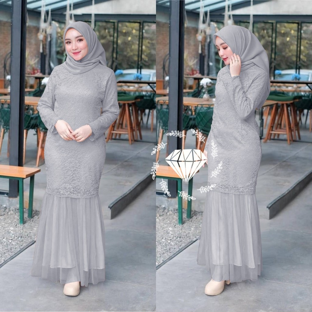 COD ✔ MAXI NINAMORI BRUKAT  / DRESS NINAMORI KONDANGAN