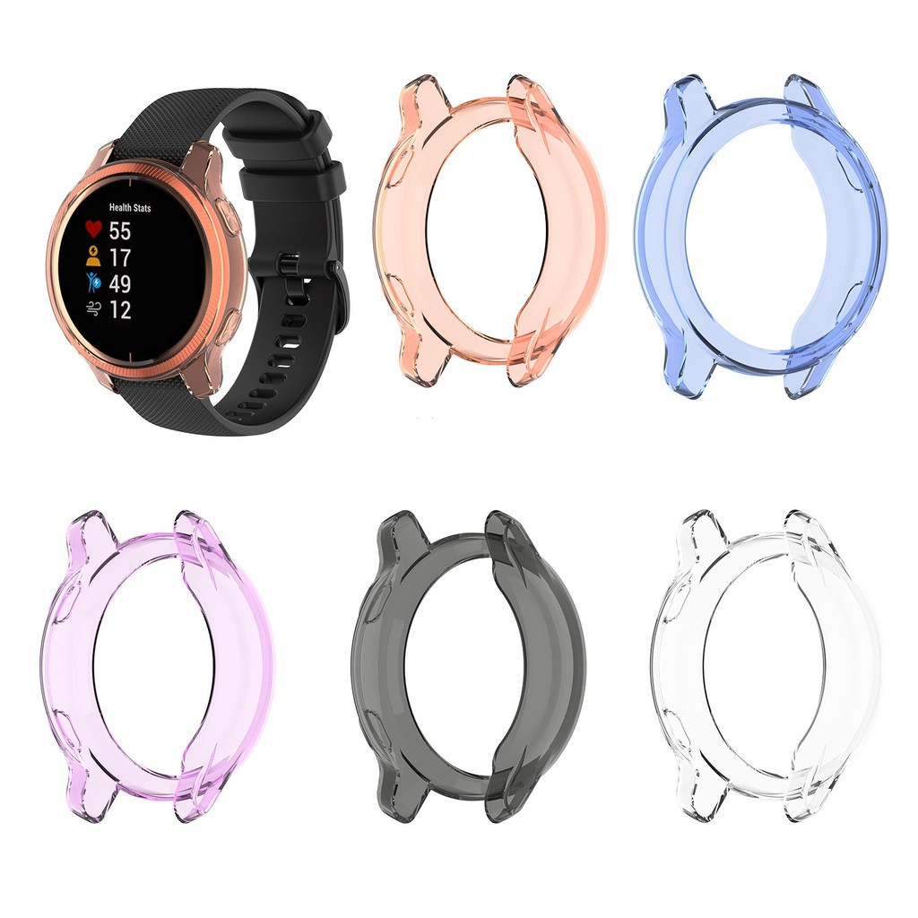 Soft Case Tpu Transparan Ultra Slim Cover Proteksi Smartwatch Garmin Venu