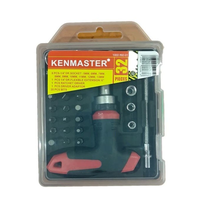 Kenmaster Kunci Sok 32 Pcs - Socket Wrench Set 32pcs