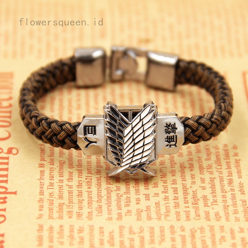  Gelang  Anime Attack on Titan Shingeki no Kyojin untuk 