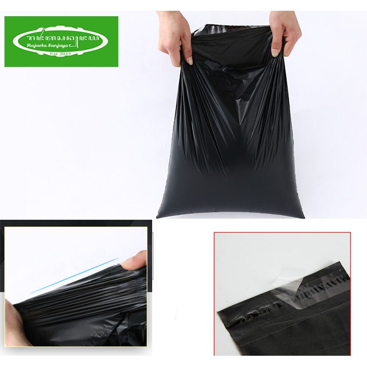 7.7 BIG SALE 10Pcs Black Courier Bags Smooth New Pe Plastic Polymailer