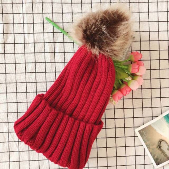 Topi Kupluk Beanie Rajut Tebal Winter Penghangat Musim Dingin