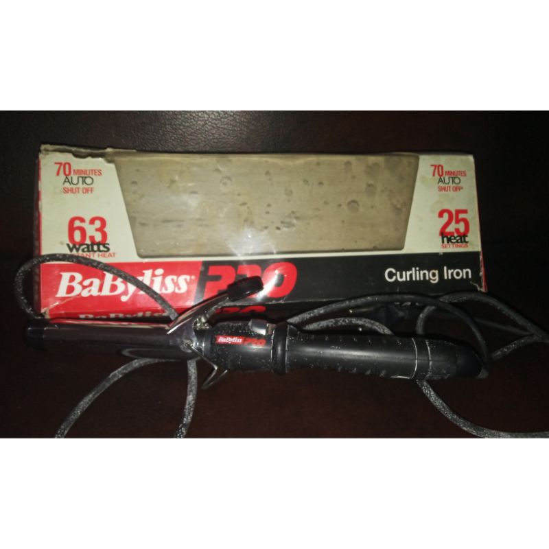 CURLING IRON CURLY RAMBUT BABYLISS PRO 24mm