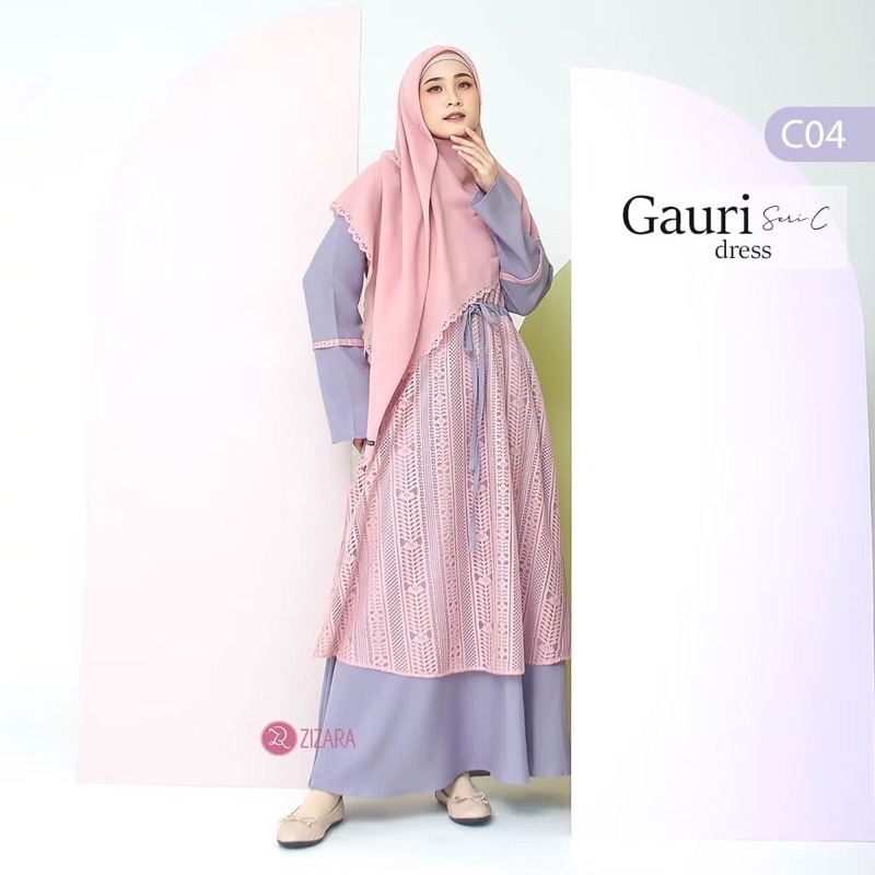 GAURI DRESS GAMIS ZIZARA GAMIS BROKAT