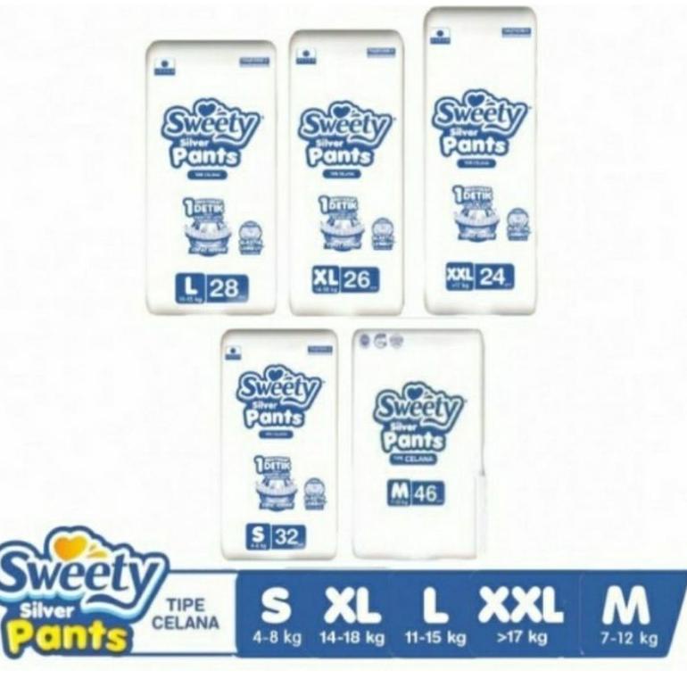 [KODE PRODUK EF7VU8388] Sweety silver pants S32 M30 pcs ,L28pcs ,xl 26 pcs, XXL 36pcs,XXL 24 pcs Kem