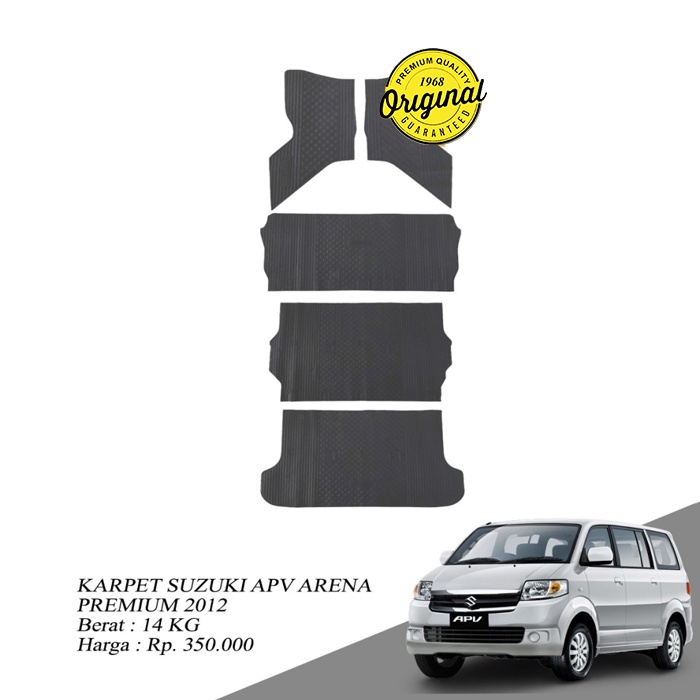 Karpet Karet Mobil Suzuki APV Arena 2012 - Full Set