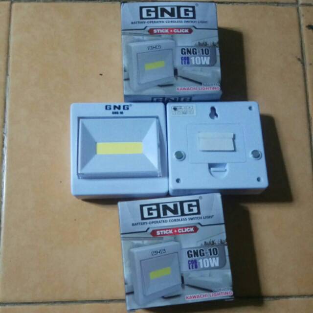 Lampu Emergency GNG Stick n Click LED 10watt