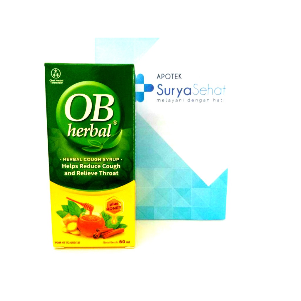 OB HERBAL Sirup Plus Madu / Herbal Cough Syrup 60 ml / 100 ml