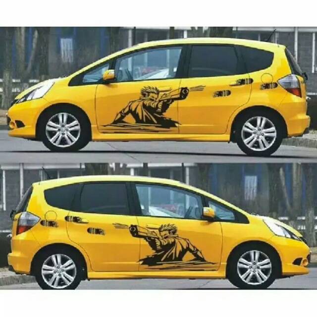  Stiker  mobil avanza terios fortuner ayla calya agya honda  