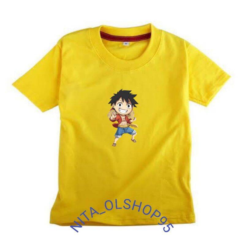 baju anak karakter, baju anak anime, baju anak one piece