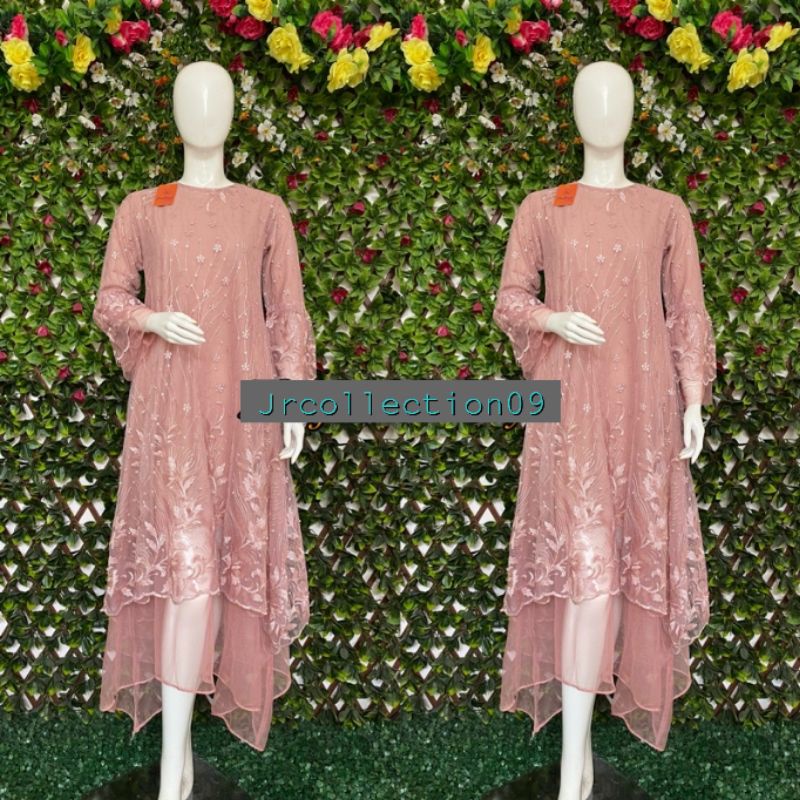 Dress kondangan / dress lamaran / dress wisuda / midi dress / dress modern /  DRESS FAVORIT