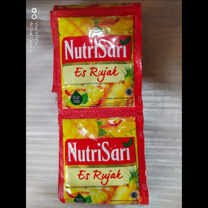 

Nutrisari Sachet Rasa Es Rujak 1 Renceng isi 10 Sachet