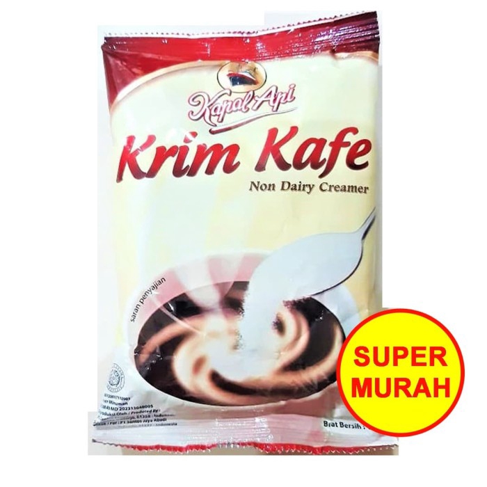 

Kapal Api Krim Kafe Non Dairy Creamer Sachet Refill 100 Gram (gr)